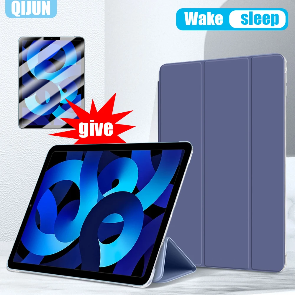 Custodia Flip Per Tablet Per Apple Ipad Air 4 Generacion 2020 Air4 10.9 "Flip Smart Sleep Wake Cover Supporto A Tre Ante Funda Per A2316 A2324
