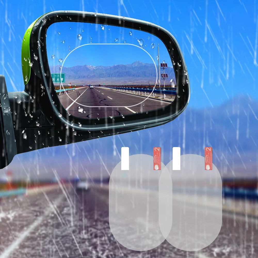 Car Mirror Window Clear Film Anti Fog Impermeabile Per Dodge Journey Charger Ram 1500 Challenger Grand Caravan Neon Stratus