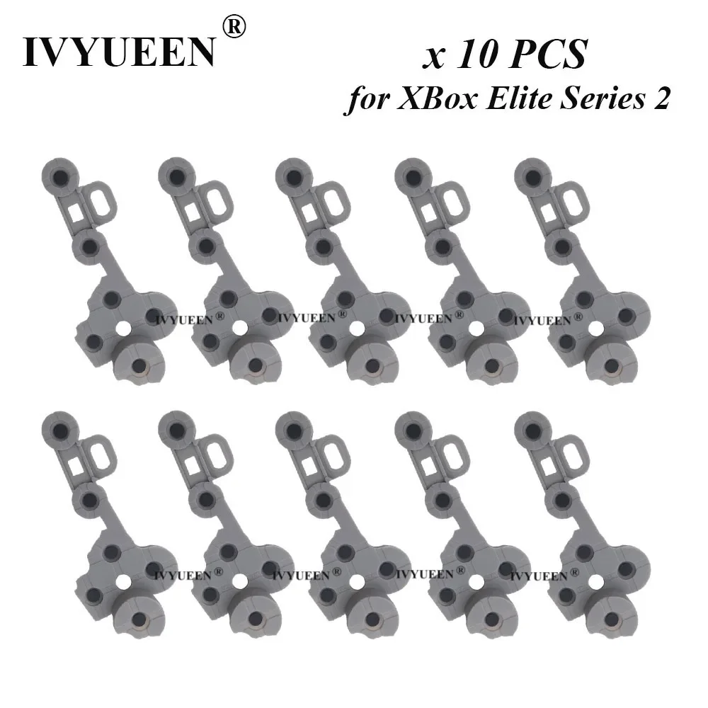 Ivyueen 10 Pcs Pulsante In Gomma Conduttiva Per Xbox Elite Series 2 Core Controller D-Pad Abxy Contact Key Buttons Parte Di Riparazione