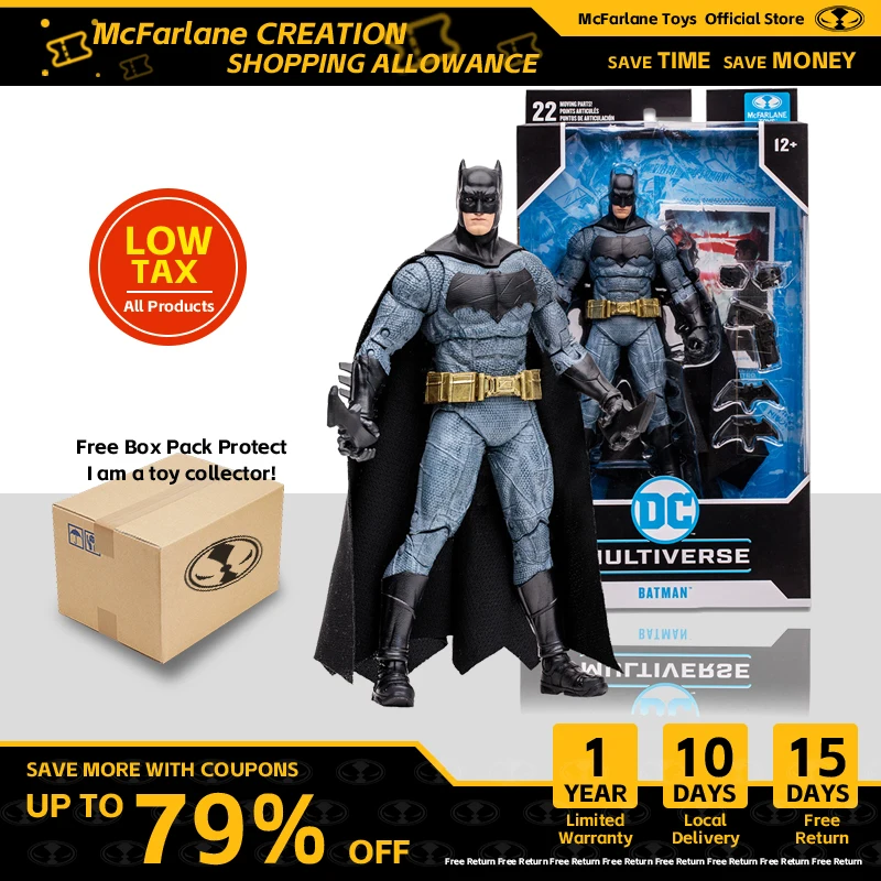 Mcfarlane Toys Batman (Batman V Superman: Dawn Of Justice) 18Cm Action Figure Doll Gift Toys Model