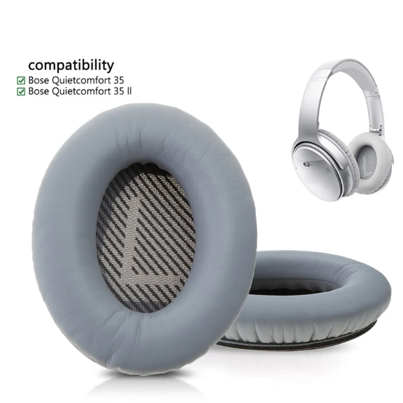 Sostituzione Professionale Dei Cuscinetti Auricolari Bose Qc35-Auricolari Per Cuffie Over-Ear Bose Quietcomfort 35 I/Ii, Blu Mezzanotte