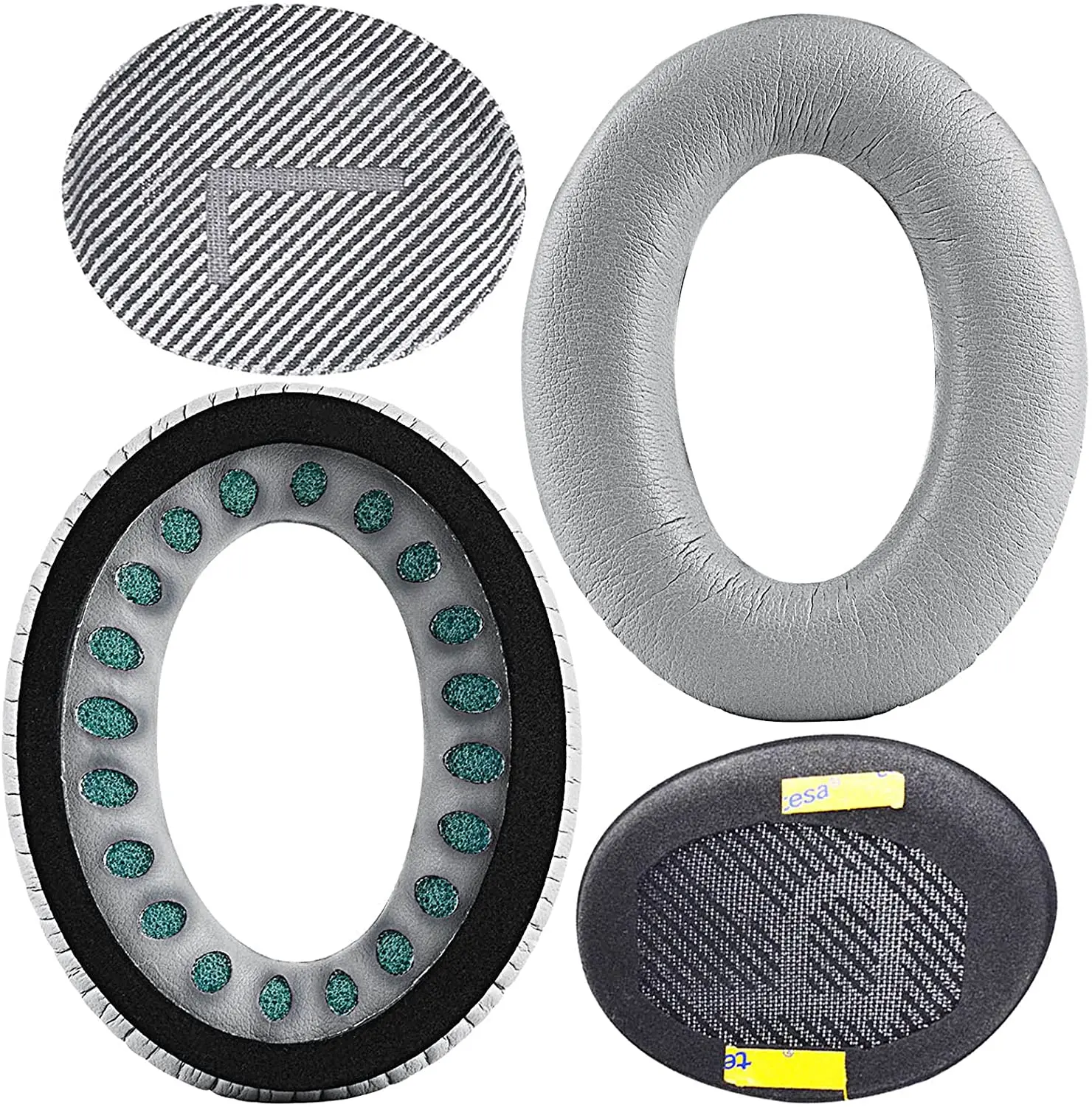 Qc35 Ii Cuscinetti Di Ricambio Qc35 Cuscinetti Auricolari Kit Cuscino Compatibile Con Bose Quietcomfort 35 Ii/Quietcomfort 35 Series I/