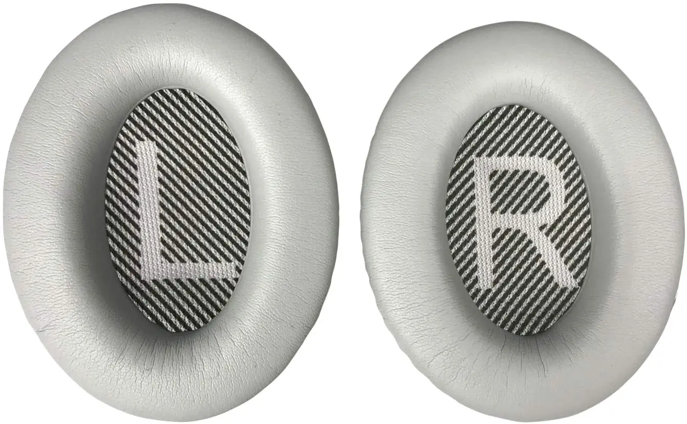 Cuscinetti Auricolari Di Ricambio Per Cuffie Over-Ear Bose Quietcomfort-35 (Qc-35) E Quietcomfort-35 Ii (Qc-35 Ii) (Argento)