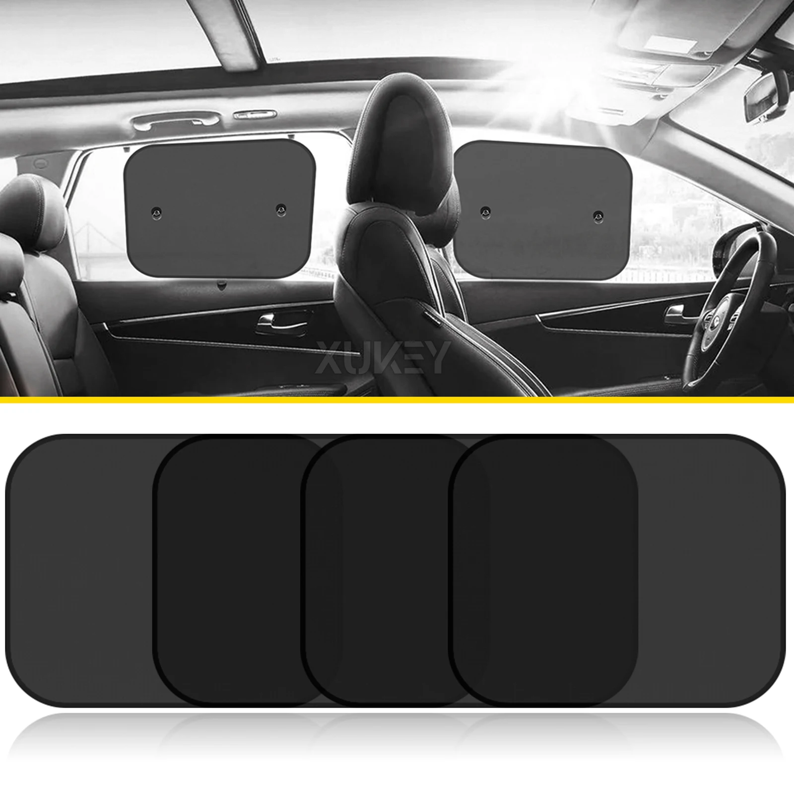 Parasole Per Auto Parasole Automatico Blocco Raggi Uv Bambini Animali Domestici Protezione Camion Bus Caravan Rv Parasole Tenda A Rete 100*50Cm 45*36C