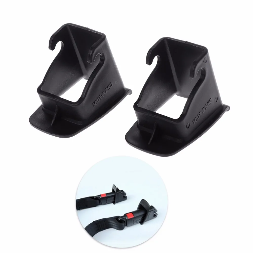 1 Paio Di Seggiolini Auto Neri Per Isofix Cintura Di Chiusura Connettore Guida Scanalatura Per Seggiolino Auto Seggiolini Di Sicurezza Per Bambini C45