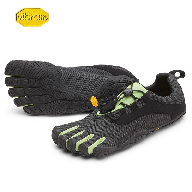 Vibram Fivefingers V-Run Retro Shoes Training Running Sports Five Fingers Sneakers Zapatillas De Deporte Sistema Di Allacciatura Rapida