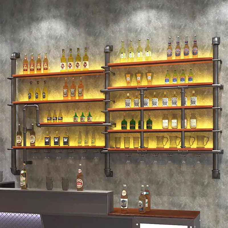 Maniglia Art Bar Cabinet Vintage Vertical Ideas Rail Square Narrow Mobile Modern Wine Rack Metal Cristaleira Living Room Furniture