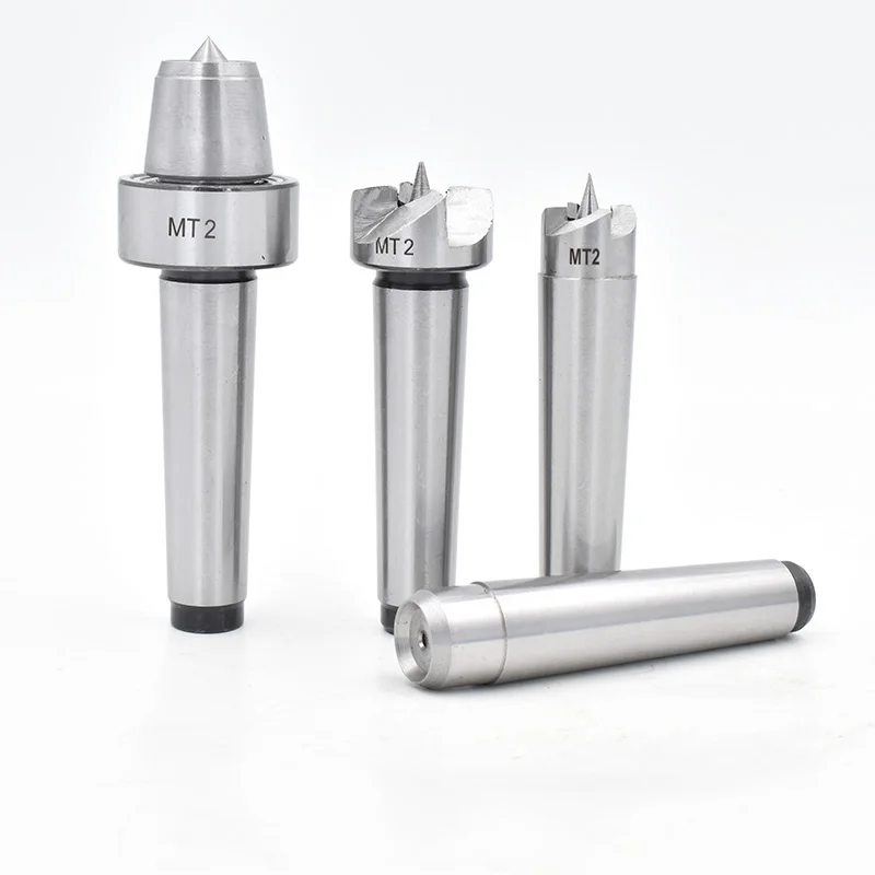 4 Pz/Set Mt2 Morse Tapper Live Center Set Per Utensili Per La Lavorazione Del Legno Taglierina Per Legno Tornio Cnc Utensili Centrali