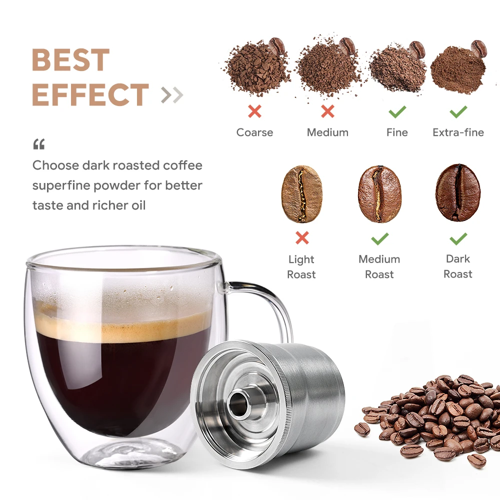 Scatola Per Capsule Ricaricabile Filtro Illy Adatto Per Macchina Da Caffè Illy X Y Manomissione Di Capsule Di Caffè In Acciaio Inossidabile In Metallo