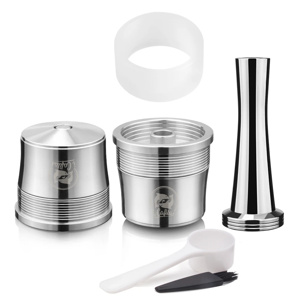 Icafilas Capsule Di Caffè Riutilizzabili Pod Per Illy X7.1 Illy Y3.2 Mahine Filtro Per Caffettiera Ricaricabile In Acciaio Inossidabile