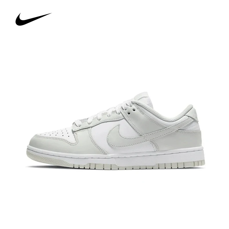 Scarpe Da Skateboard Da Uomo Originali Nike Dunk Low Retro 'Grey Fog Classic Unisex White Grey Low Top Sneakers Dd1391-103