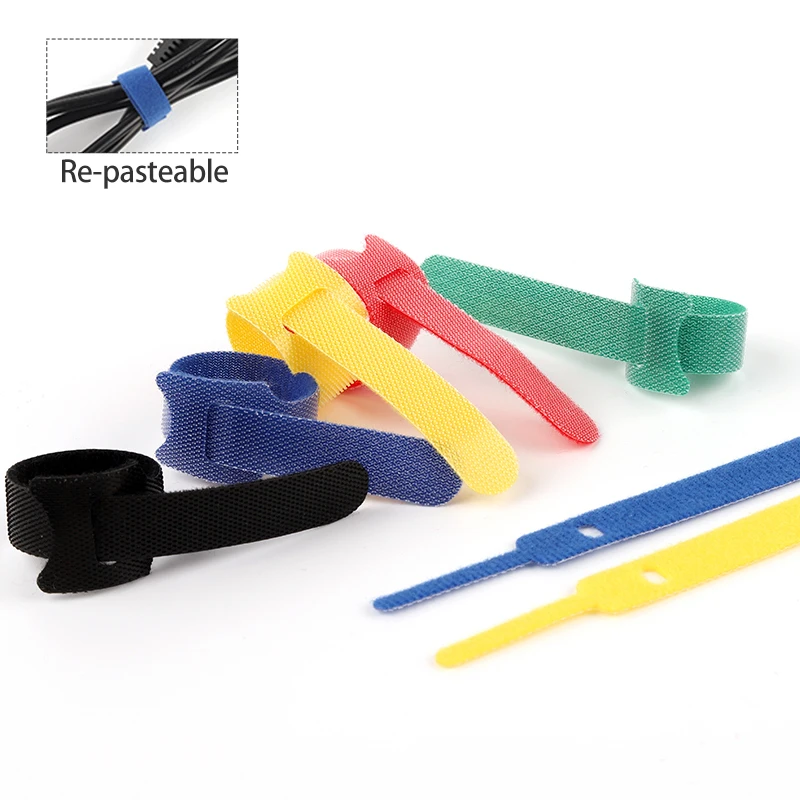 10/30/50Pcs Fascette Per Cavi Riutilizzabili/Rimovibili 12 X150Mm Home Pc Power Manager Connessione Fissa Involucro In Nylon Di Plastica Colorata Tipo