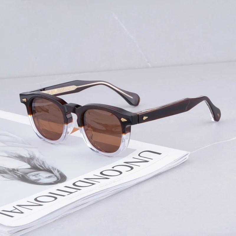 Sunglasses For Men Vintage Acetate Luxury Designer Sunglasses Women Occhiali Da Sole Da Uomo Sunglasses  Polarized Sunglasses