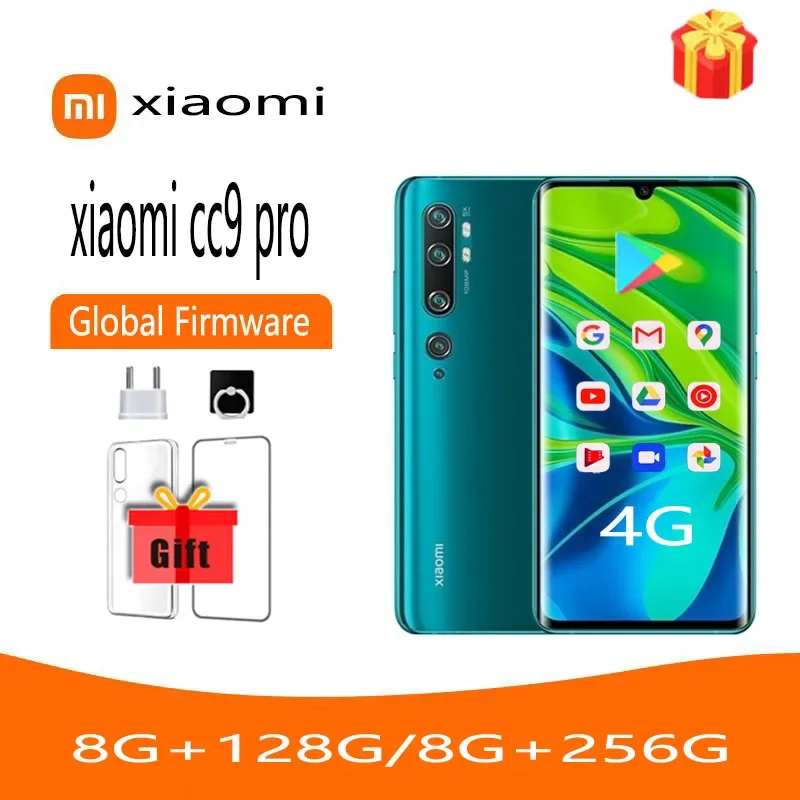 Xiaomi Cc9 Pro Zoom Smartphone Mi Note 10 4G Telefoni Cellulari Cellulari Smartphone Android Snapdragon