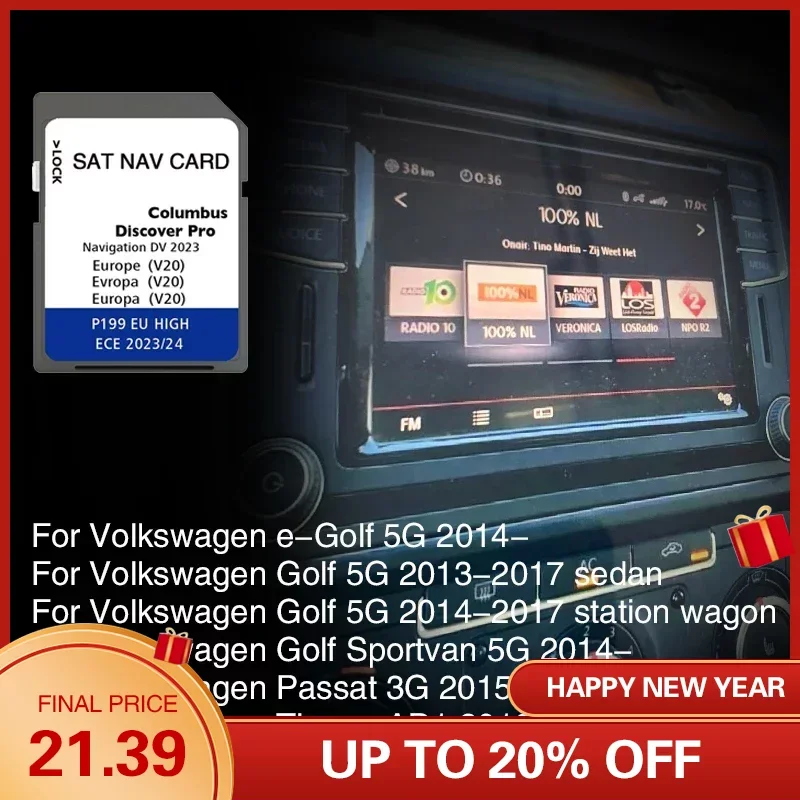 64Gb Pro Discover Media Navigation Sat Nav Dv V22 Gps Sd Card Europe Naving Map Accessori Navi