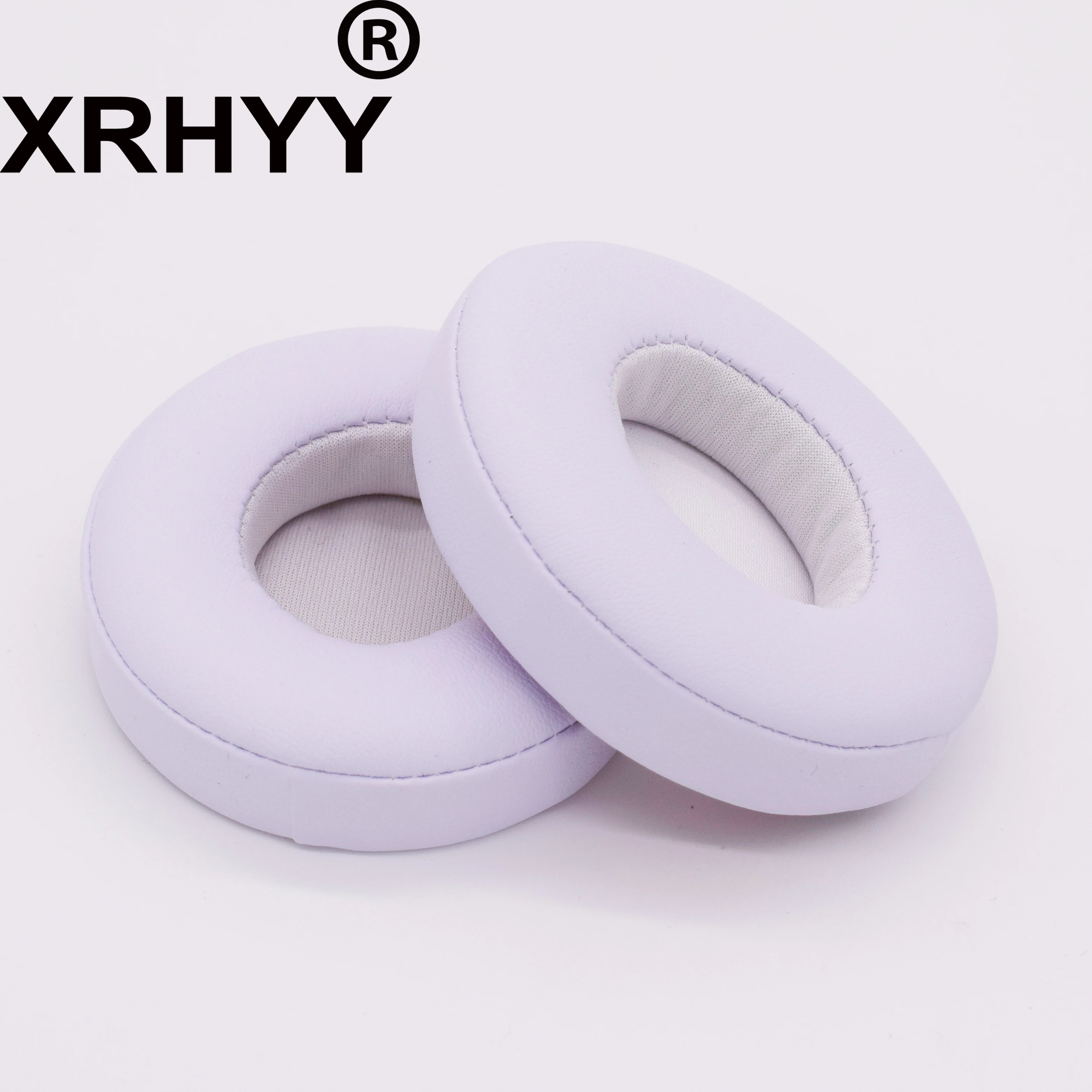 Xrhyy Di Ricambio Earpad Auricolari Cuscino Per Beats By Dr. Dre Solo 2 2.0 On-Ear Wireless/Wired Cuffie (Bianco)
