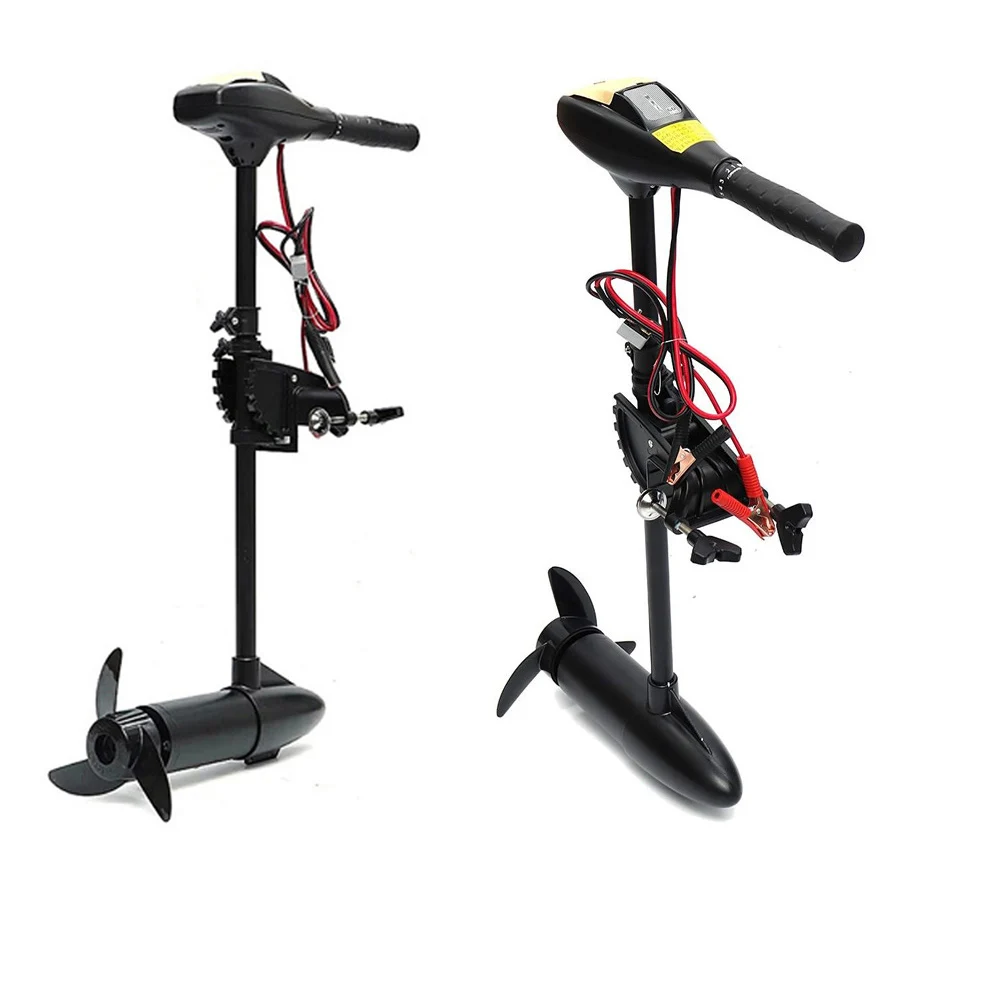 18/28/40/50/60 Lbs 12V Motore Elettrico A Traina 260W Motore Fuoribordo Per Barca Montaggio A Poppa Elica Gonfiabile Per Kayak Da Pesca