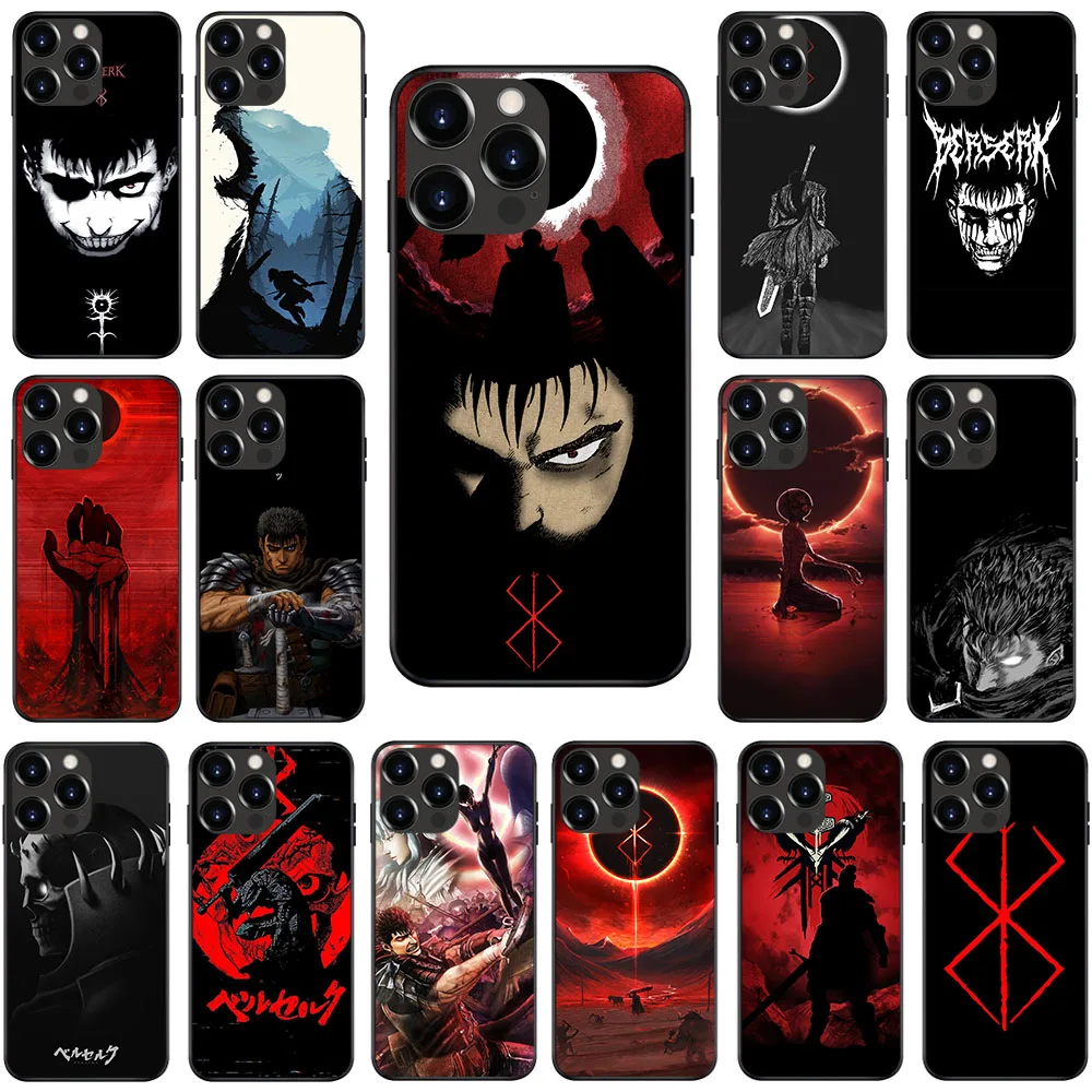 Custodia Morbida Per Samsung A31 A32 A70 A71 A72 A8 Plus A9 M20 M30 M21 M51 Quantum 2 M31 M31 Prime A03 Us-1 Anime Berserk Buds