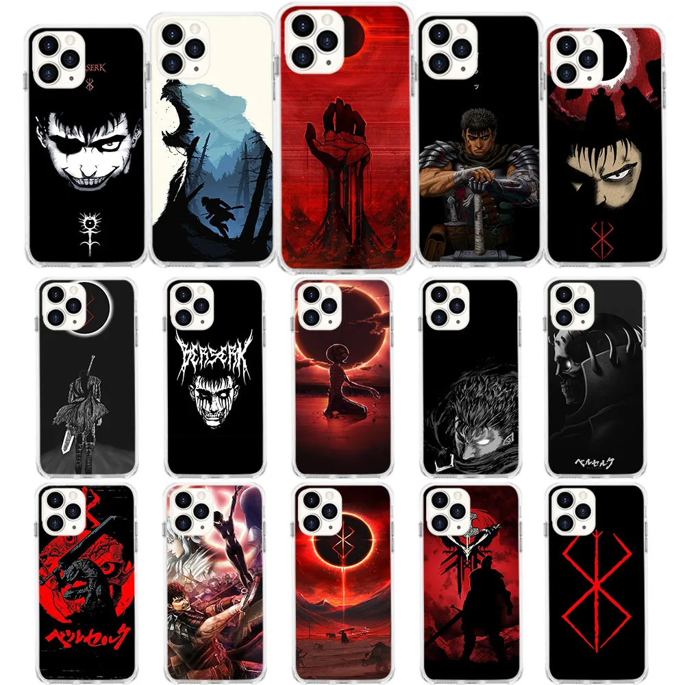 Custodia Morbida Per Lg X4 K40S K41S K50S K51S K11 K10 K22 K40 K12 K92 K42 V40 V50 Plus Prime Max Us-1 Anime Berserk Buds