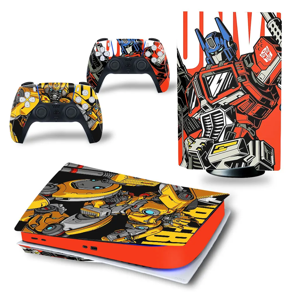 Optimus Prime Ps5 Disk Decalcomania Digitale Ps5 Disk Skin Sticker Per Controller Console Ps5 Adesivi Ps5 Decalcomania
