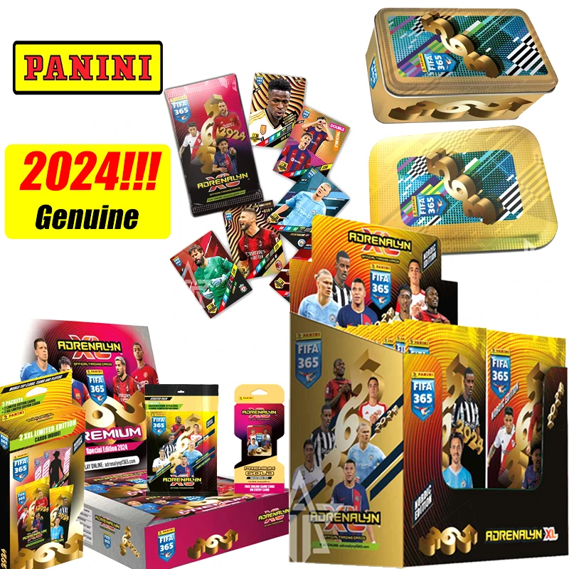 2023-24 Panini Fifa 365 Rare Limited Edition Football Star Card Christmas Birthday Gift Game Toys Collection Card Whole Box