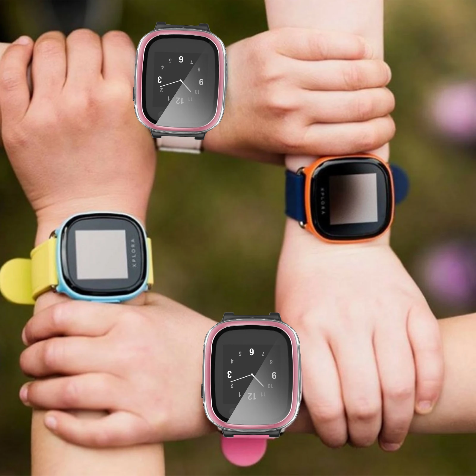 Cover Per Xplora X5 Play Case Accessori Smartwatch Paraurti Antiurto Proteggi Schermo All-Around Per Xplora X5 Play Watch