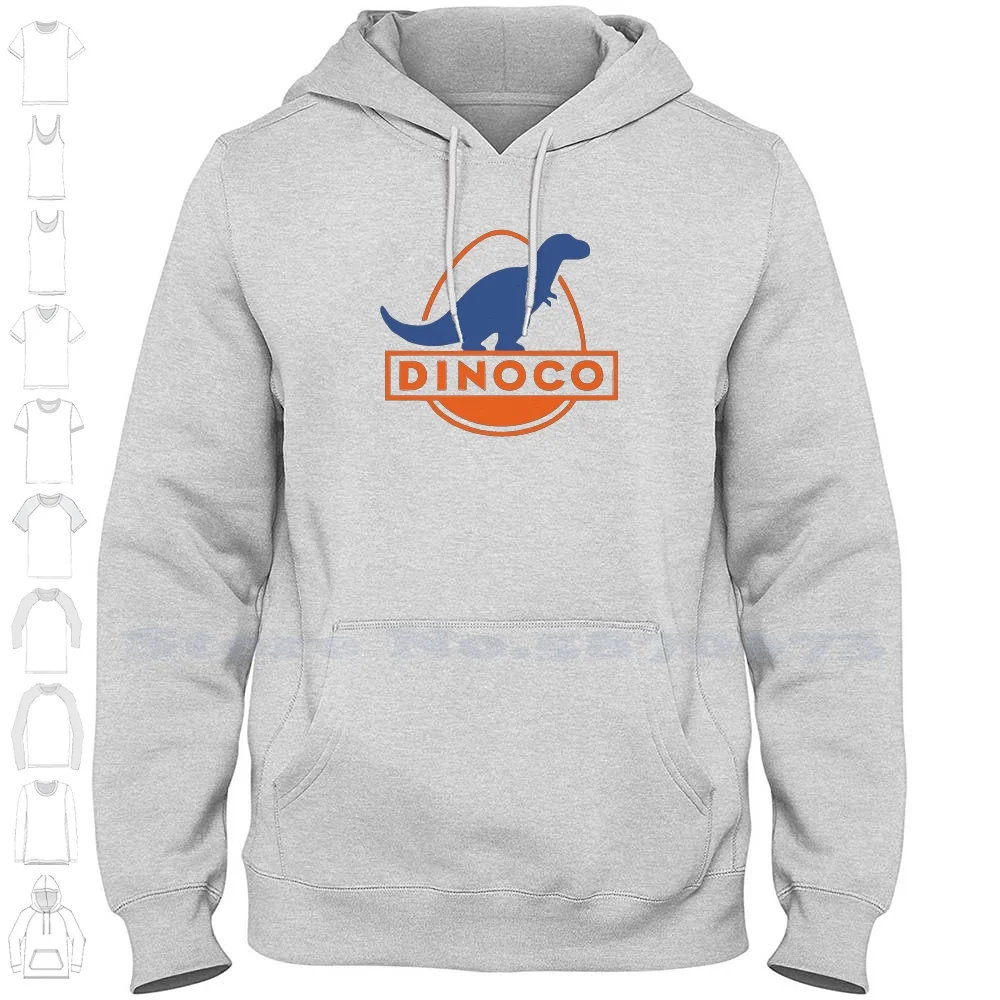 Dinoco Streetwear Sport Felpa Con Cappuccio Felpa Buzz Lightyear Sponsor Chick Hicks Dinoco Logo Dinoco Woody Cars Movie Cartoon Cinema
