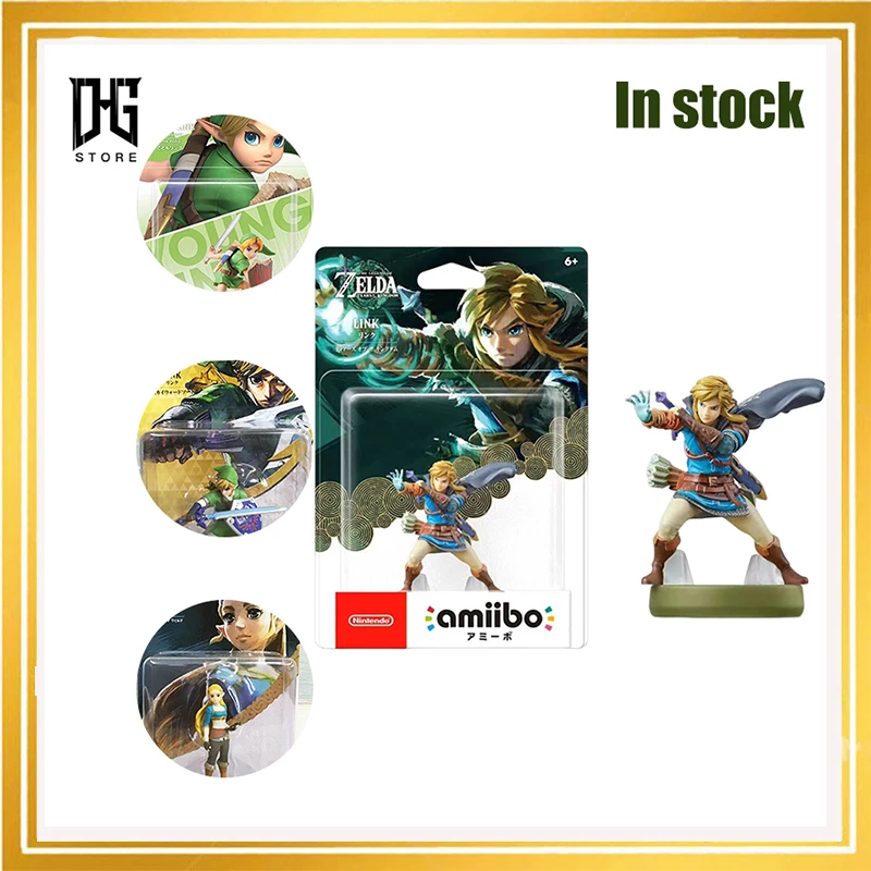 In Magazzino Legend Of Zelda Amiibo Zelda Tears Of The Kingdom Amiibo Ns Switch Anime Figures Breath Of The Wild Model Toy Gifts
