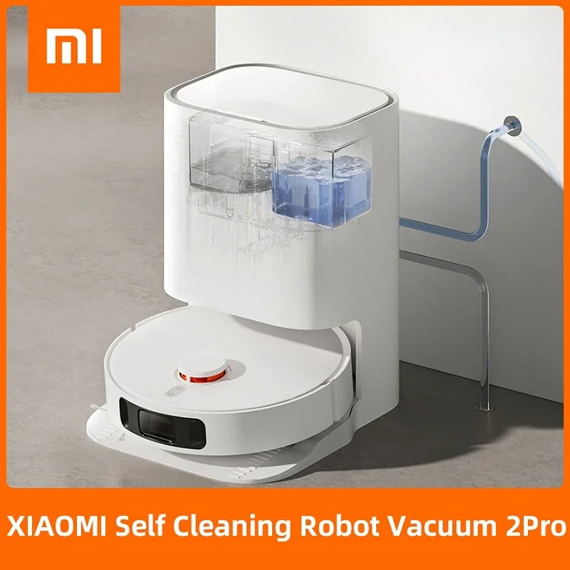 Xiaomi Mijia Robot Autopulente Aspirapolvere 2 Pro B113Cn Pulizia Della Casa Robot Strumenti Smaltimento Sporco Navigazione Lds