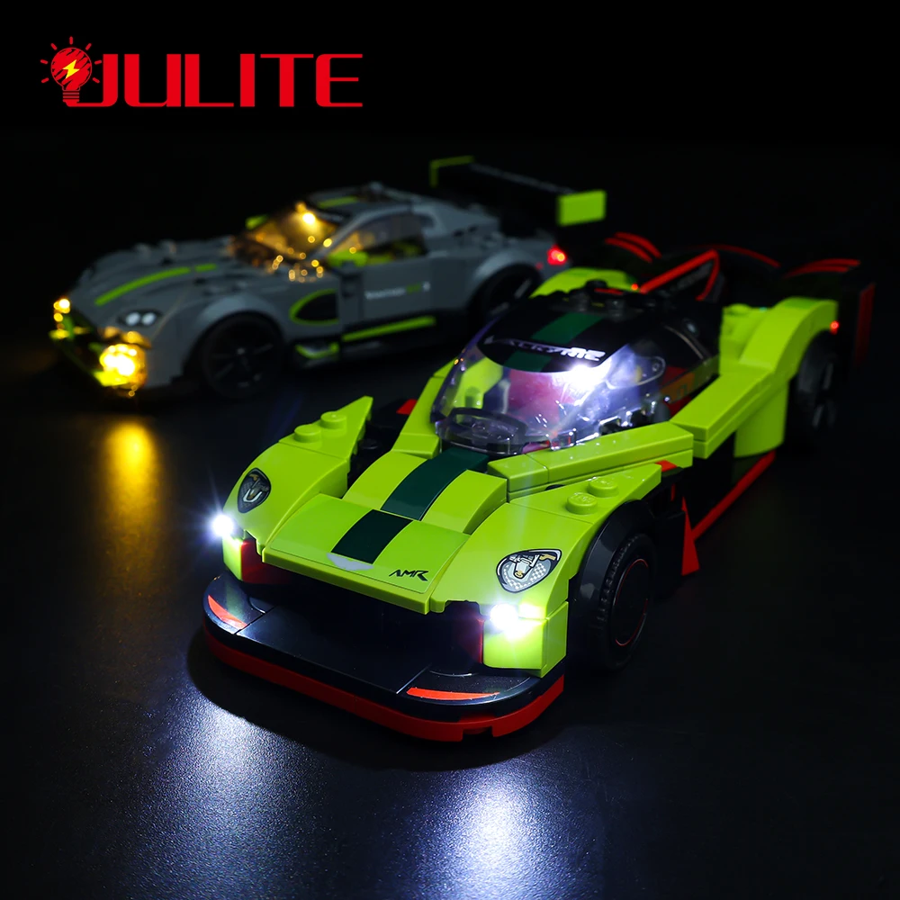 Kit Luci A Led Per Speed 76910 Valkyrie Amr Pro E Vantage Gt3 Champion Race Car Giocattolo Leggero Fai-Da-Te (Blocchi Non Inclusi)