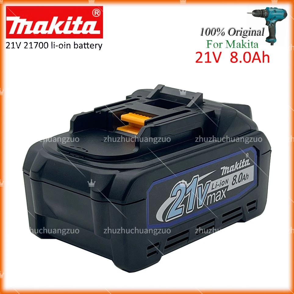 Batteria Ricaricabile Originale Makita 18V 10Ah 8Ah 6Ah 21V 21700 Cella Agli Ioni Di Litio Adatta Per Utensile Elettrico Makita Bl1860 Bl1880 Bl18100