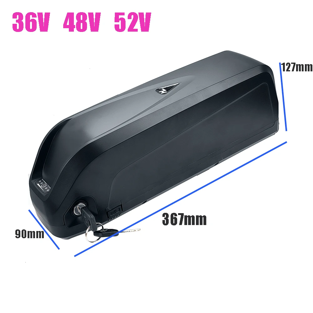 48V 52V Hailong Batteria Bici Elettrica 15Ah 18Ah 21Ah Batterie Velo Bateria Para Bicicleta Electrica 300W-1000W Batteria Al Litio