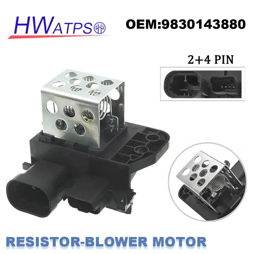 9830143880 Adatto A Citroen Berlingo C1 C4 C5 Ds4 Ds5 Peugeot 1007 2008 207 208 407 508 Nuovo Riscaldatore Per Auto Resistenza Motore Ventilatore 1308