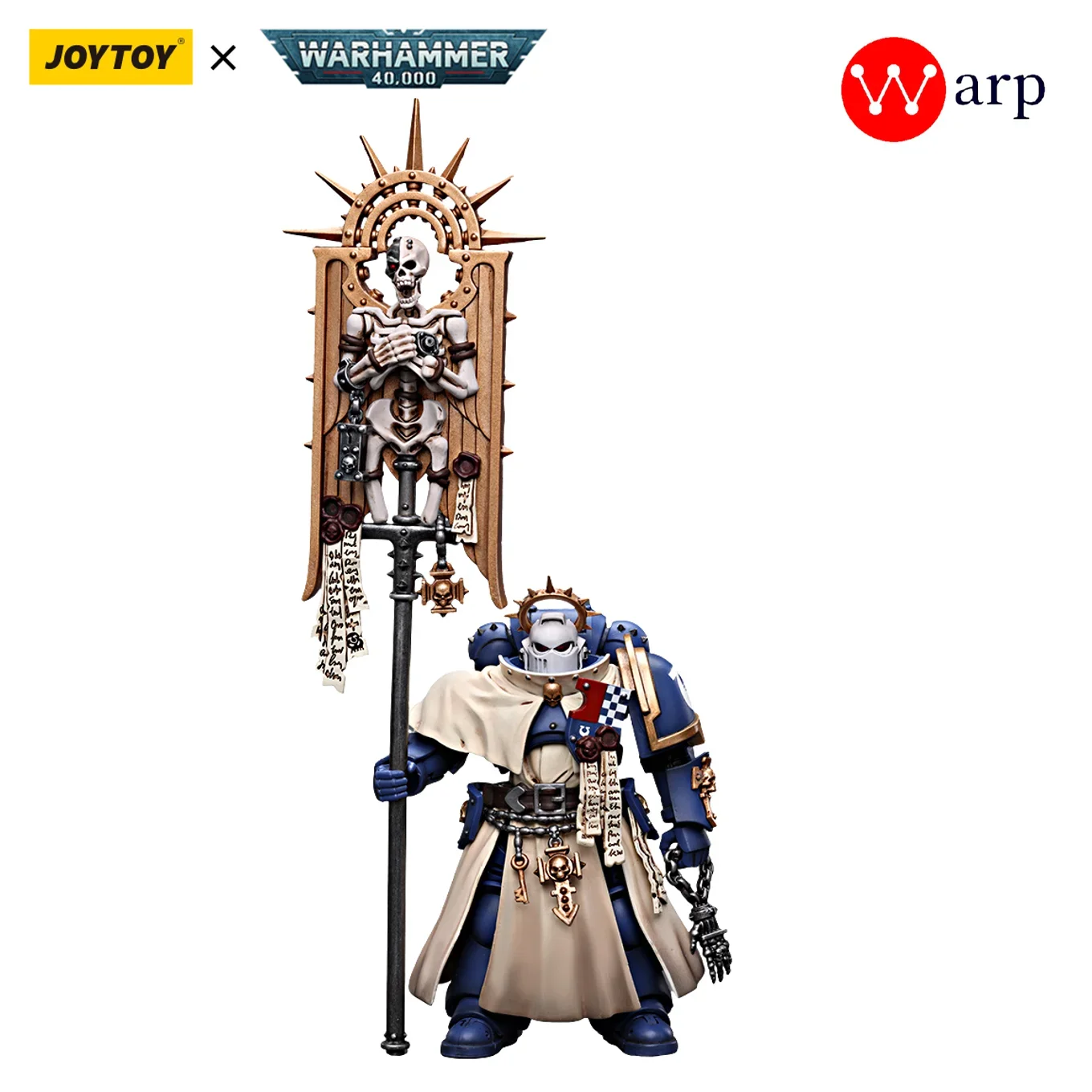 [In-Stock] Joytoy Warhammer 40K Primaris Space Marine Action Figures Ultraamarines Bladeguard Antico Veterano Modello Militare Regalo