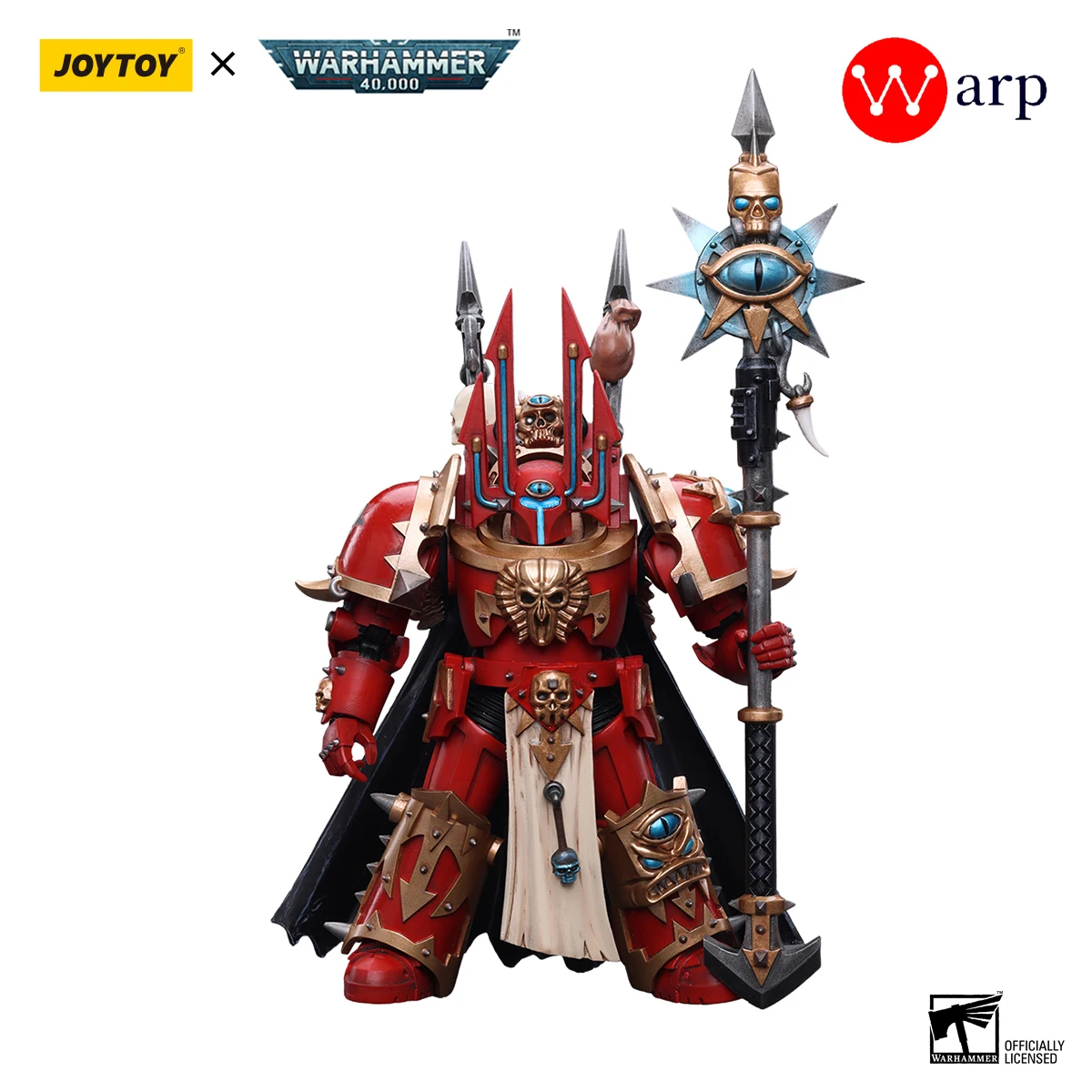 Joytoy Warhammer 40K Space Marines Action Figures Chaos Space Marines Crimson Slaughter Witch Lord Anime Modello Militare Regalo