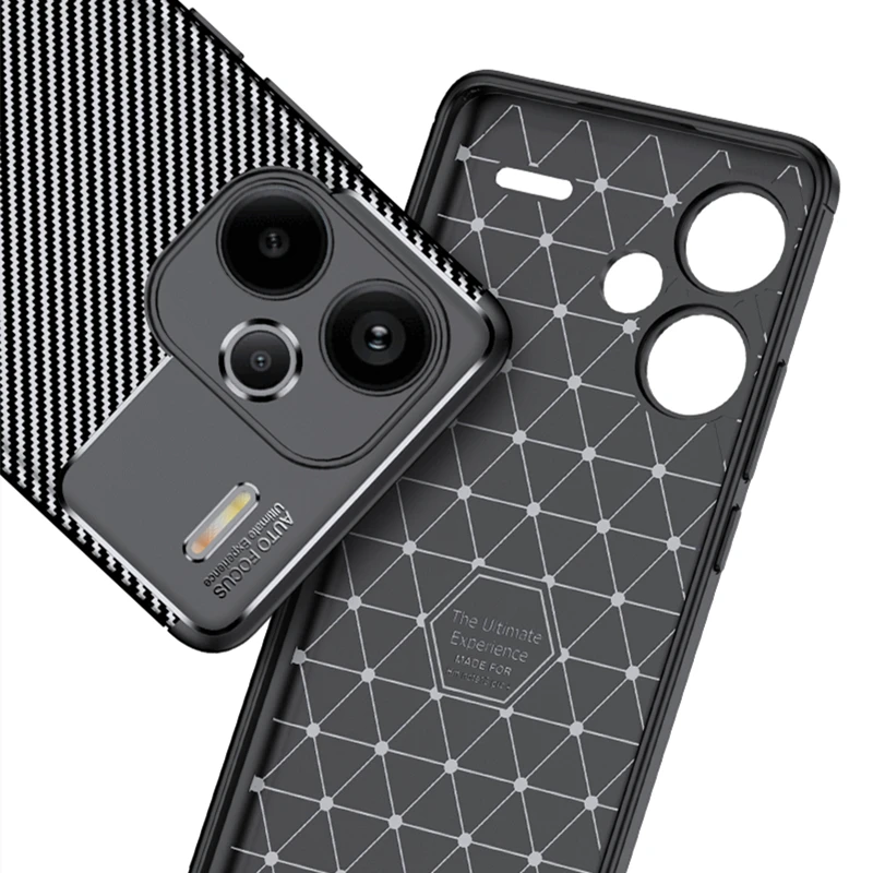 Per Redmi Note 13 Pro Plus Custodia Cover Xiaomi Redmi Note 13 Pro Plus Paraurti Antiurto Tpu Soft Fundas Redmi Note 13 Pro Plus