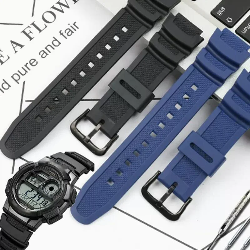 Cinturino Per Cinturino In Silicone In Resina Per Casio G-Shock Ae-1500 Ae-1500Wh Ae-1500Whx Accessori Per Orologi Cinturino In Gomma Resistente