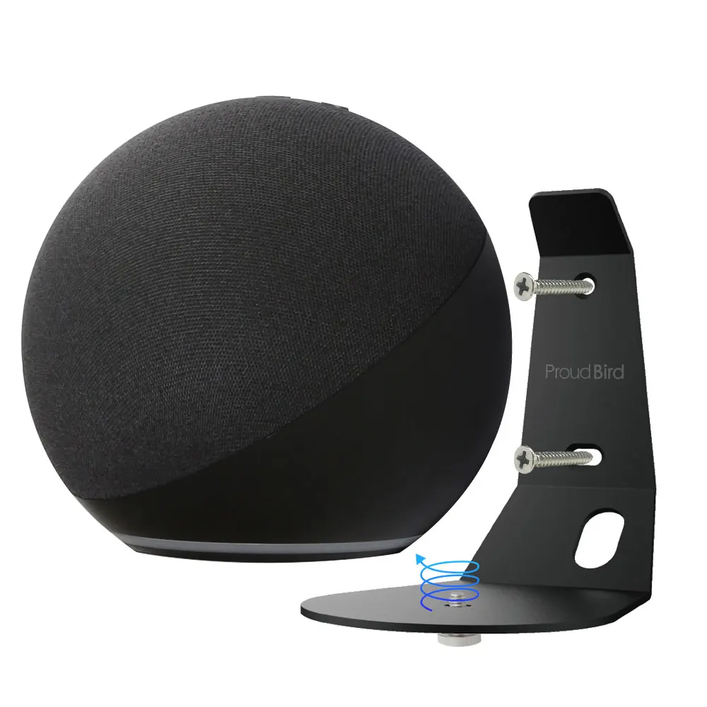 Ggmm B1 Supporto Per Mensola Per Montaggio A Parete Per Amazon Alexa Echo 4A Generazione/Echo Dot 4A Generazione/Echo Spot Per Google Home Mini Homepo