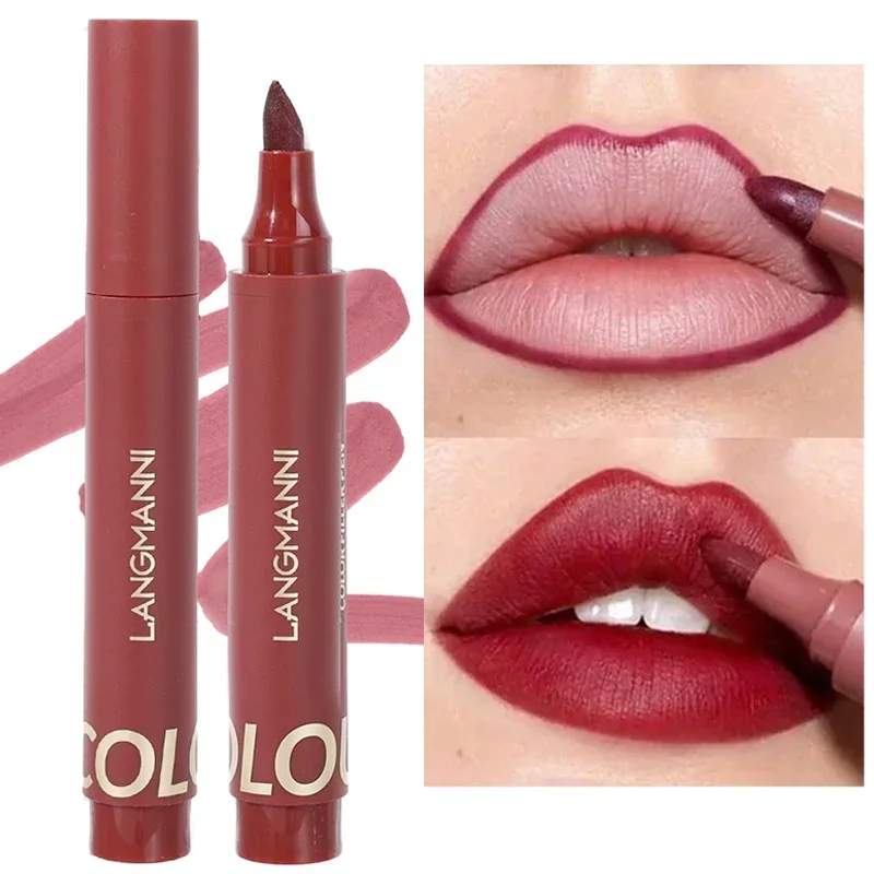 Matita Per Labbra Opaca Idratante Matita Per Rossetto Tinta Tinta A Lunga Durata Tazza Antiaderente Impermeabile Labbra Morbide Lisce Trucco Cosmetico