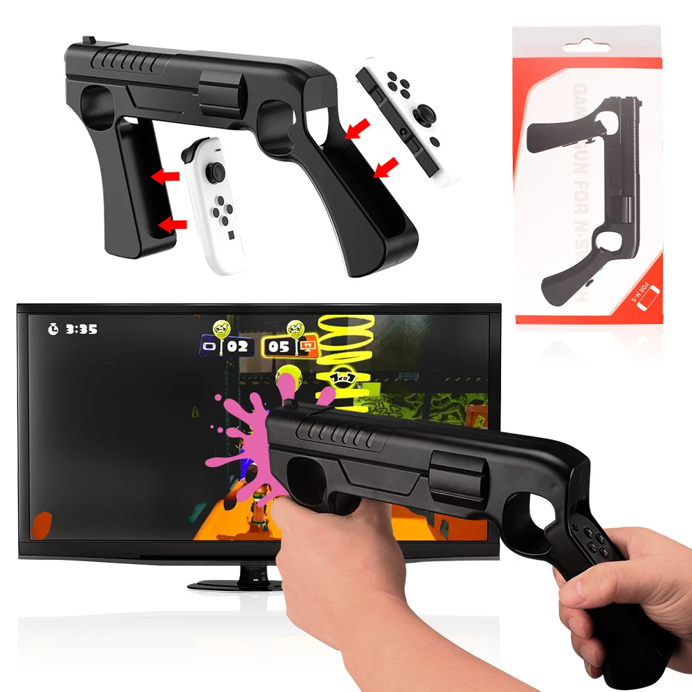 Per Nintendo Switch / Switch Oled Hunting Games Grip Holder Per Splatoon 3 Shooting Games Gun Controller