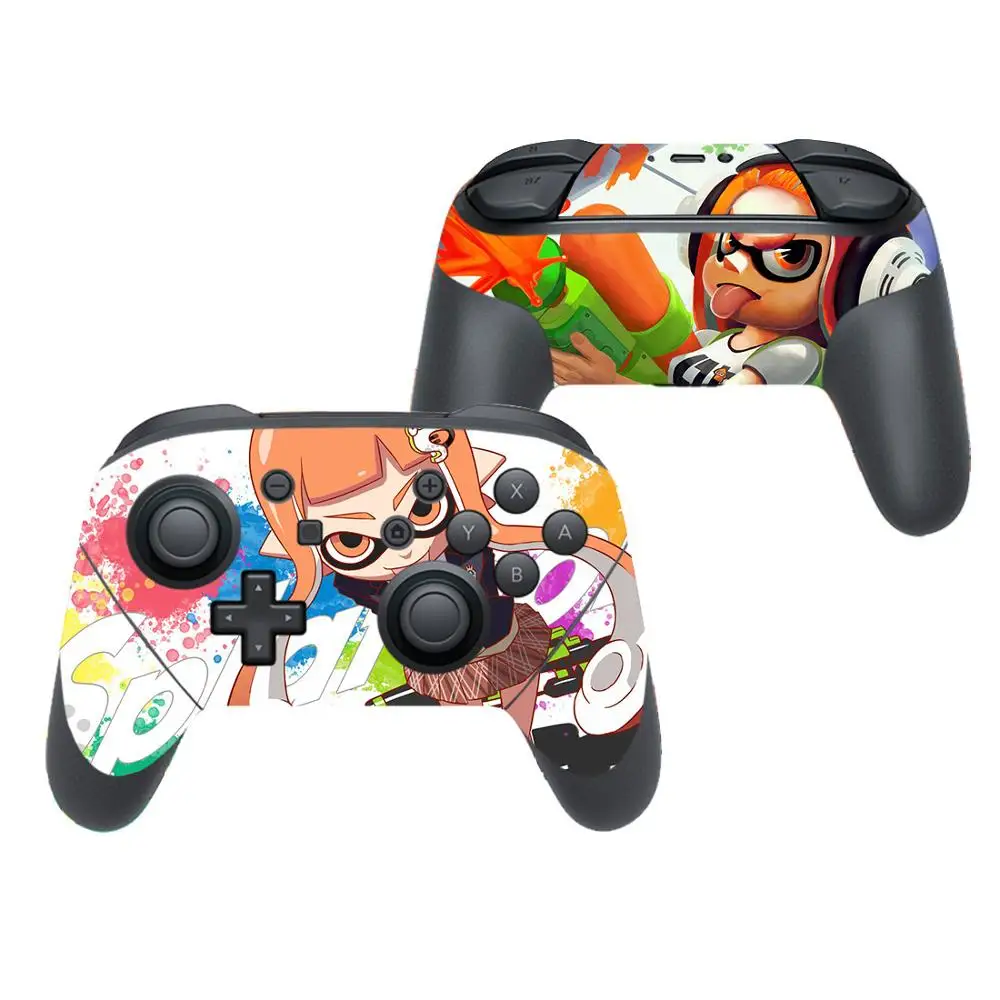 Splatoon 2 Vinyl Cover Decal Skin Sticker Per Nintendo Switch Pro Controller Gamepad Joypad Nintend Switch Pro Skin Stickers