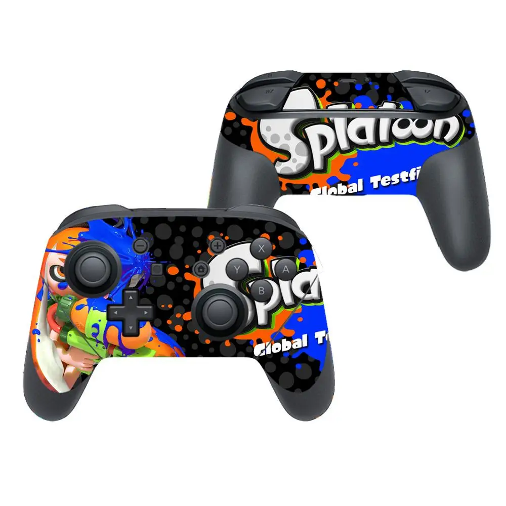 Splatoon 2 Vinyl Cover Decal Skin Sticker Per Nintendo Switch Pro Controller Gamepad Joypad Nintend Switch Pro Skin Stickers