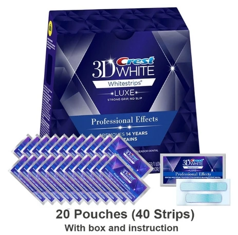 Crest 3D Whitening Effetti Professionali Strisce Bianche