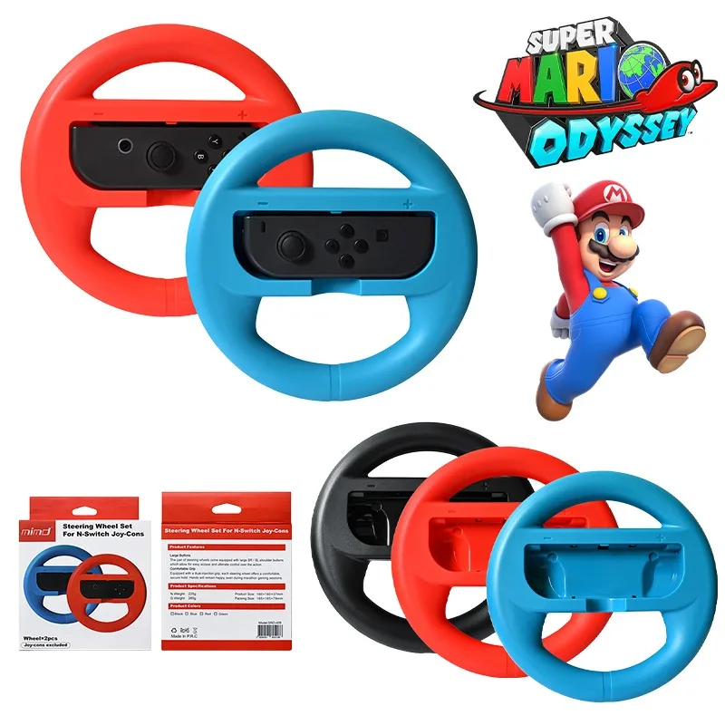 2 Pezzi Super Mario Kart Staffa Per Maniglia Del Volante Per Nintendo Switch Jon Con Supporto Per Controller Accessori Per Console Di Gioco Regalo