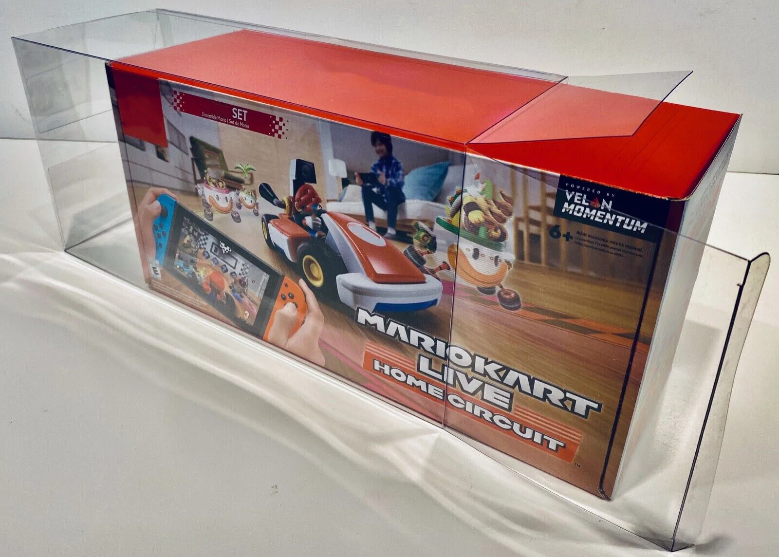 1 Scatola Di Protezione Per Mario Kart Live Home Circuit Case Adatto A Luigi O Mario Size!