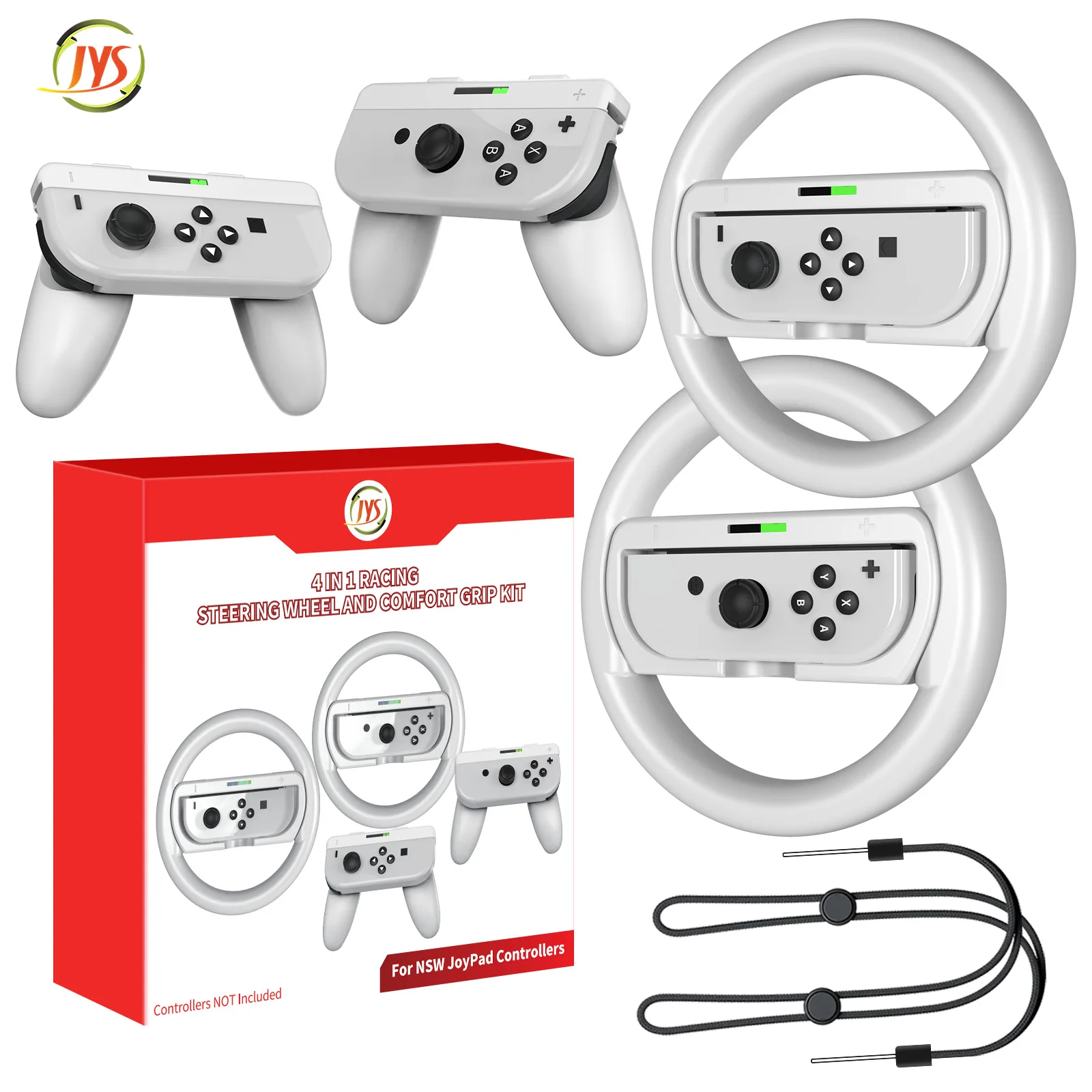 Nuovo Interruttore Gamepad Per Interruttore/Interruttore Oled Mario Kart Volante + 2-In-1 Joy-Con Hand Grip Set Switch Accessori Oled