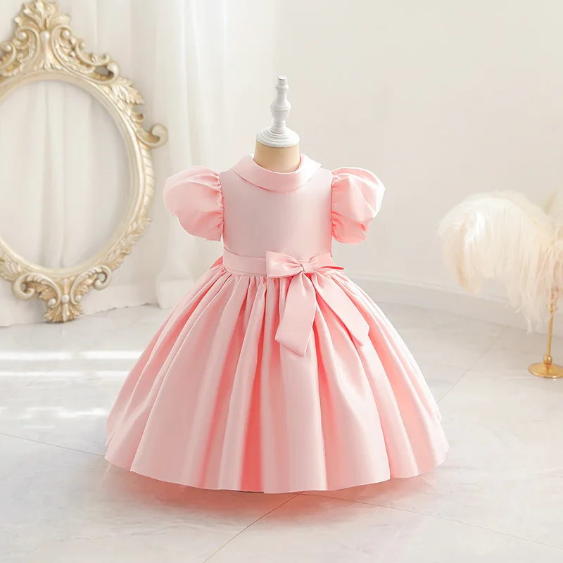 Annabelle Girl Kid Dress Princess Dress Puffy Bow Flower Girl Dresses For Wedding Party Vestidos Para Robe Princesse Fille