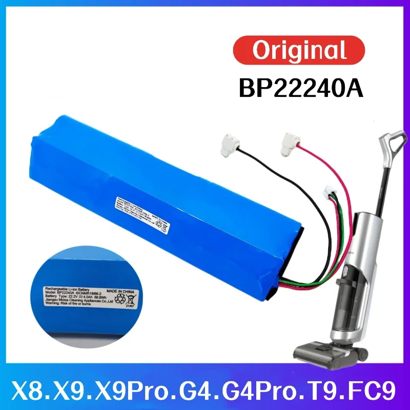 100% Originale 4000Mah Per Midea X8 X9 X9Pro G4 G4Pro T9 Fc9 Wd40 Bp22240A Batteria Per Aspirapolvere