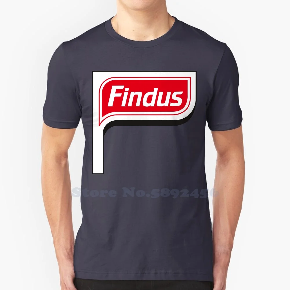 Findus Sverige Ab Logo Maglietta Casual Grafica Di Alta Qualità 100% Cotone Tees