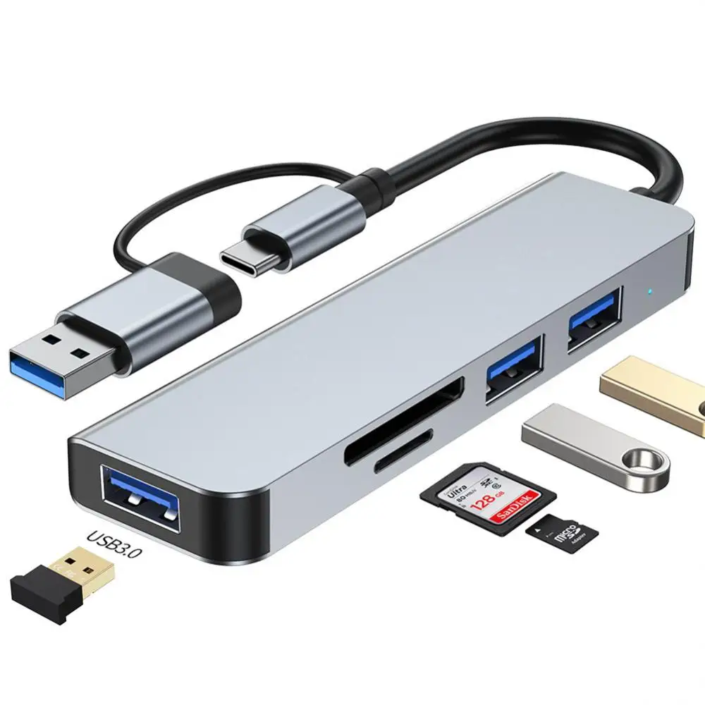 Ryra 4/7 Porte Hub Usb 2.0 Hub Usb 3.0 Ad Alta Velocità Tipo C Hub Usb C Pd Tf Card Hub 3.0 Adattatore Usb Hub Dati Per Xiaomi Lenovo Macbook